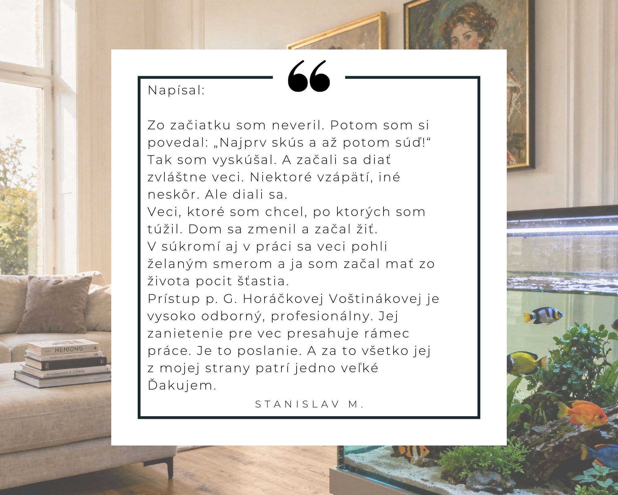 recenzia feng shui skúsenosť