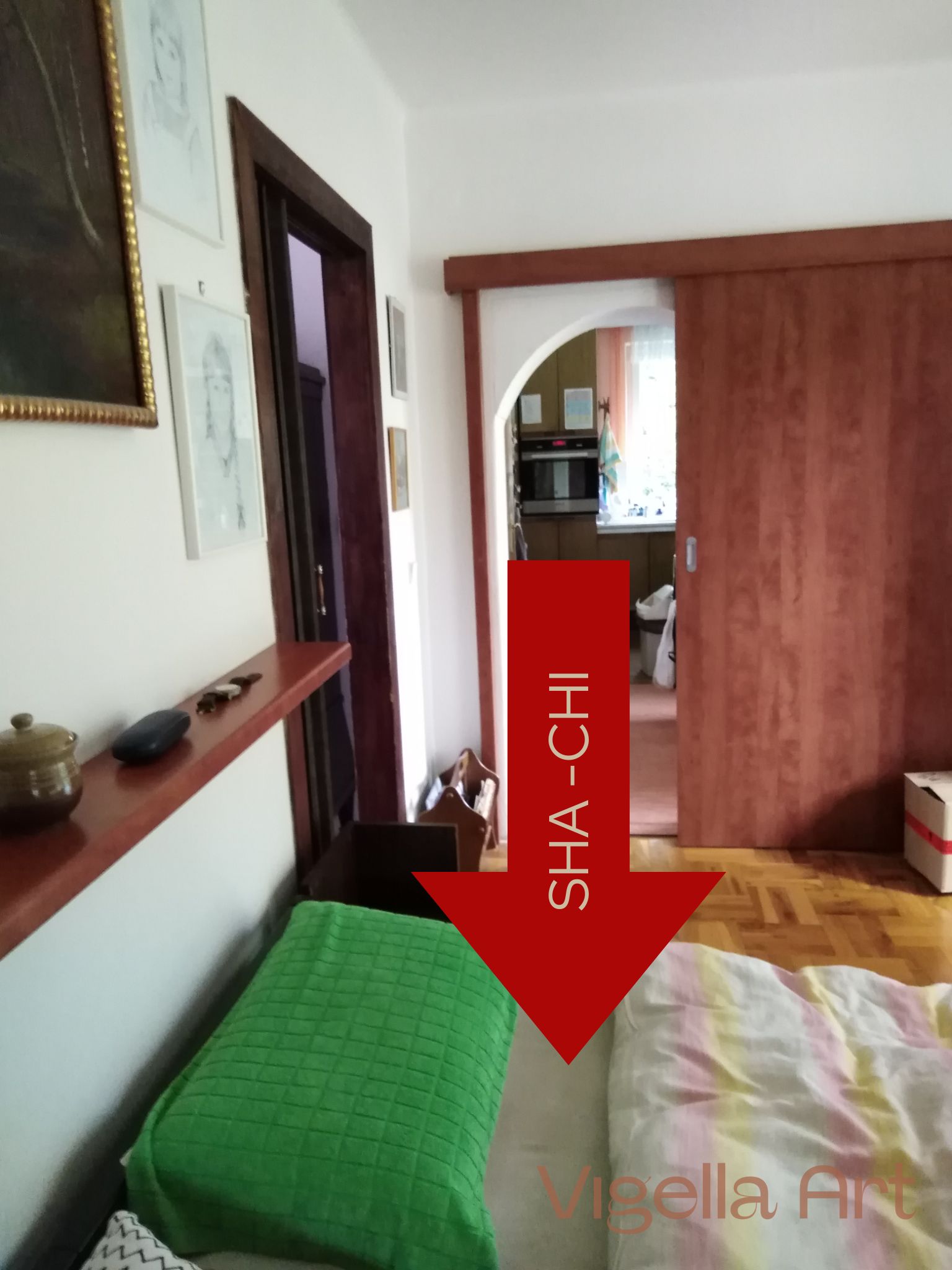 sha chi spálne kuchyňa smeruje na spálňu